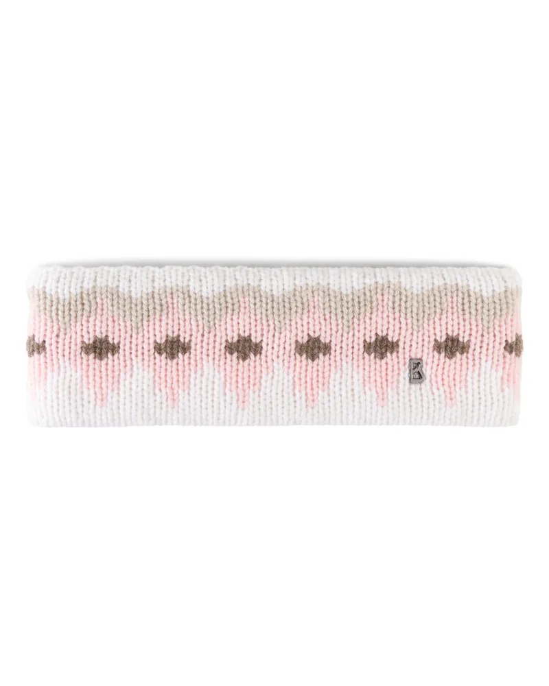 Bogner Kaschmir-Stirnband Loca für Damen - Rosa/Off-White Rosa