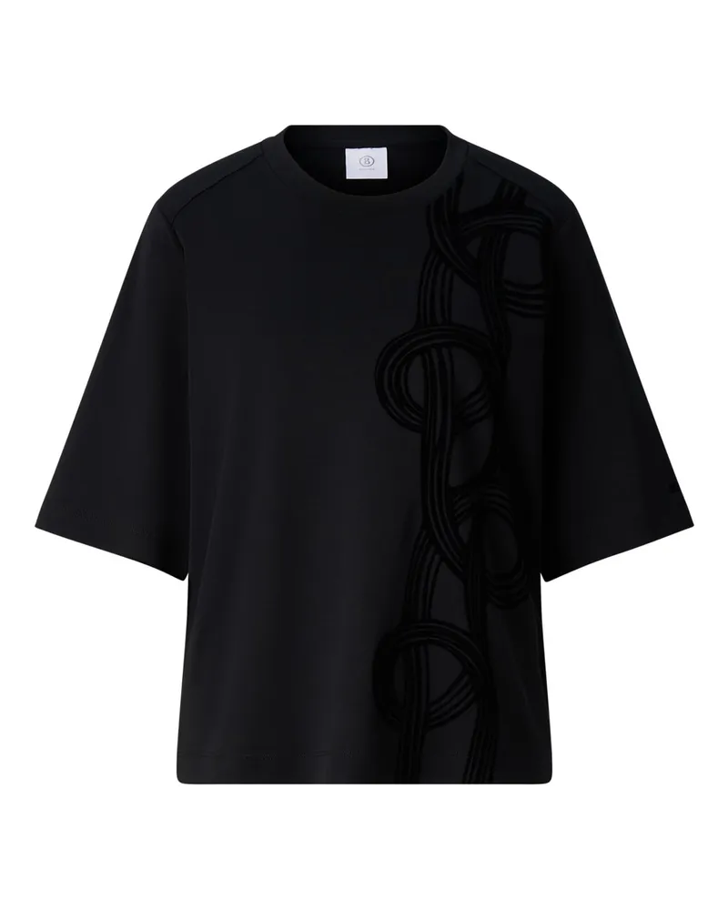 Bogner Baumwoll-T-Shirt Dorothy für Damen - Schwarz Schwarz