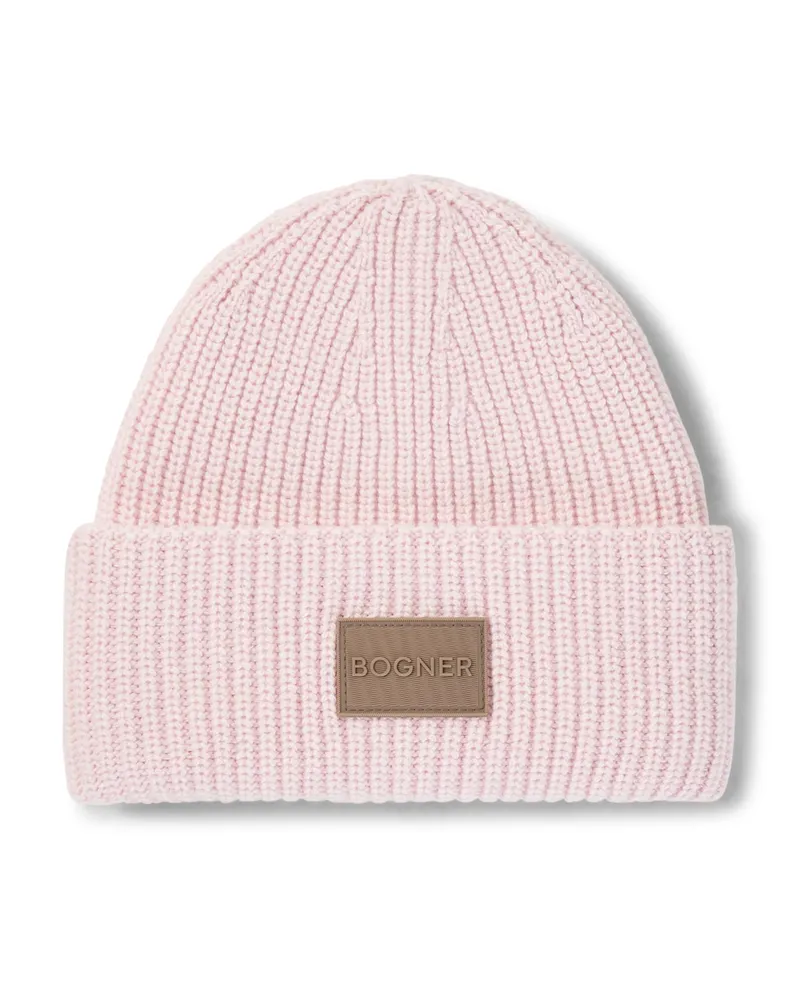 Bogner Schurwoll-Kaschmir-Mütze Larahk - Rosa Rosa
