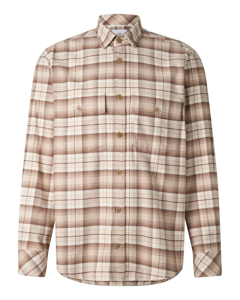 Bogner Flanellhemd Heiko für Herren - Braun/Beige Braun