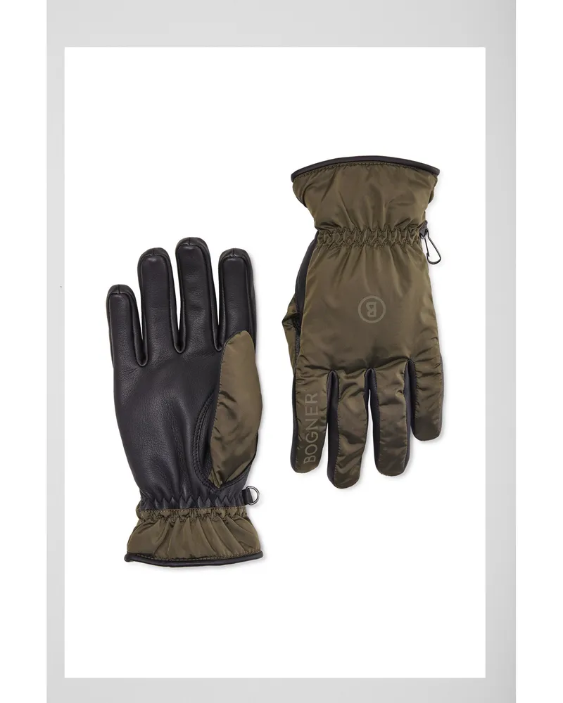 Bogner Handschuhe Jamie für Herren - Oliv-Grün Oliv-grün