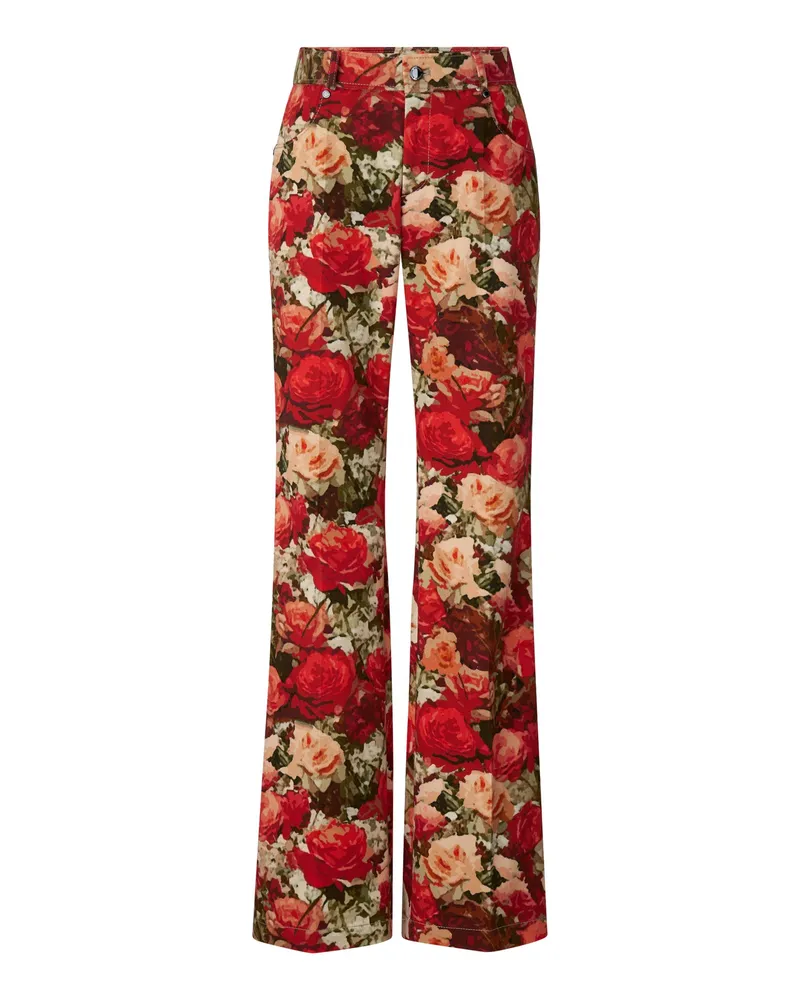 Bogner Flared Fit Jeans Jody für Damen - Rot/Grün Rot