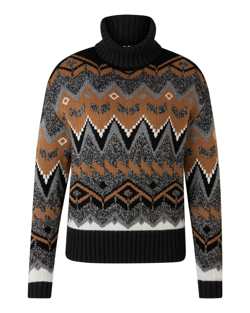 Bogner Norweger-Pullover Raegan für Damen - Schwarz/Grau/Hazel Schwarz