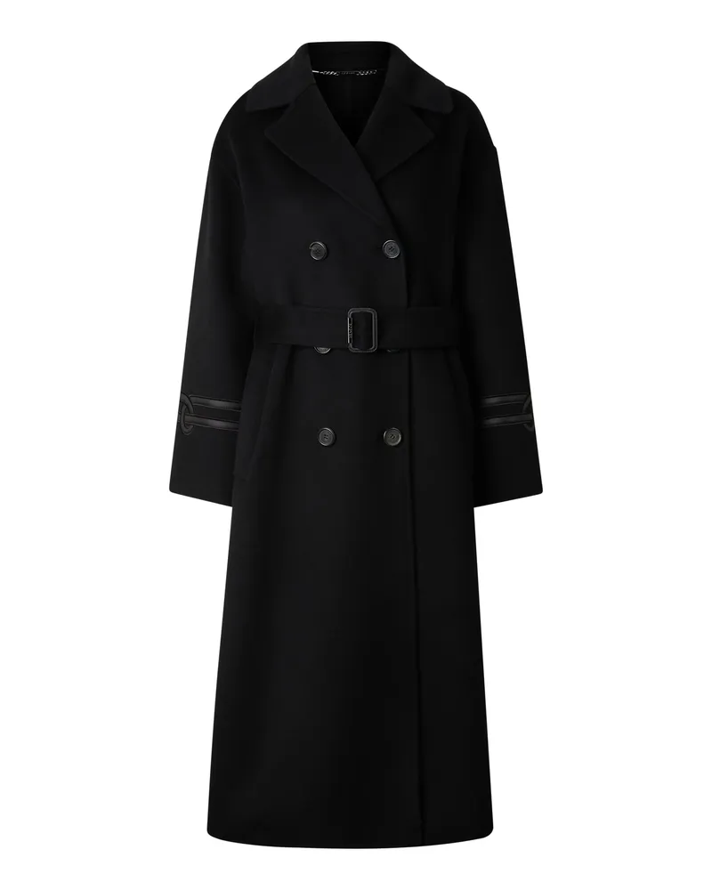 Bogner Doubleface Wollmantel Terese für Damen - Schwarz Schwarz
