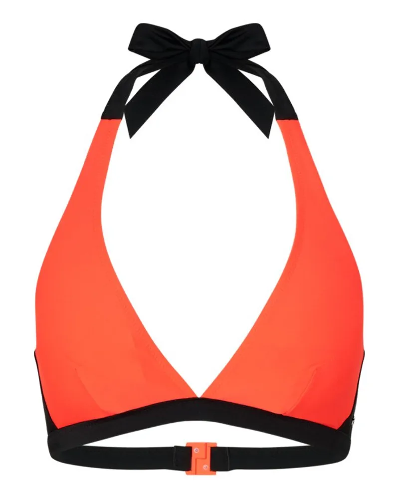 Bogner Fire & Ice Bikini-Top Jasmin für Damen - Koralle/Schwarz Koralle