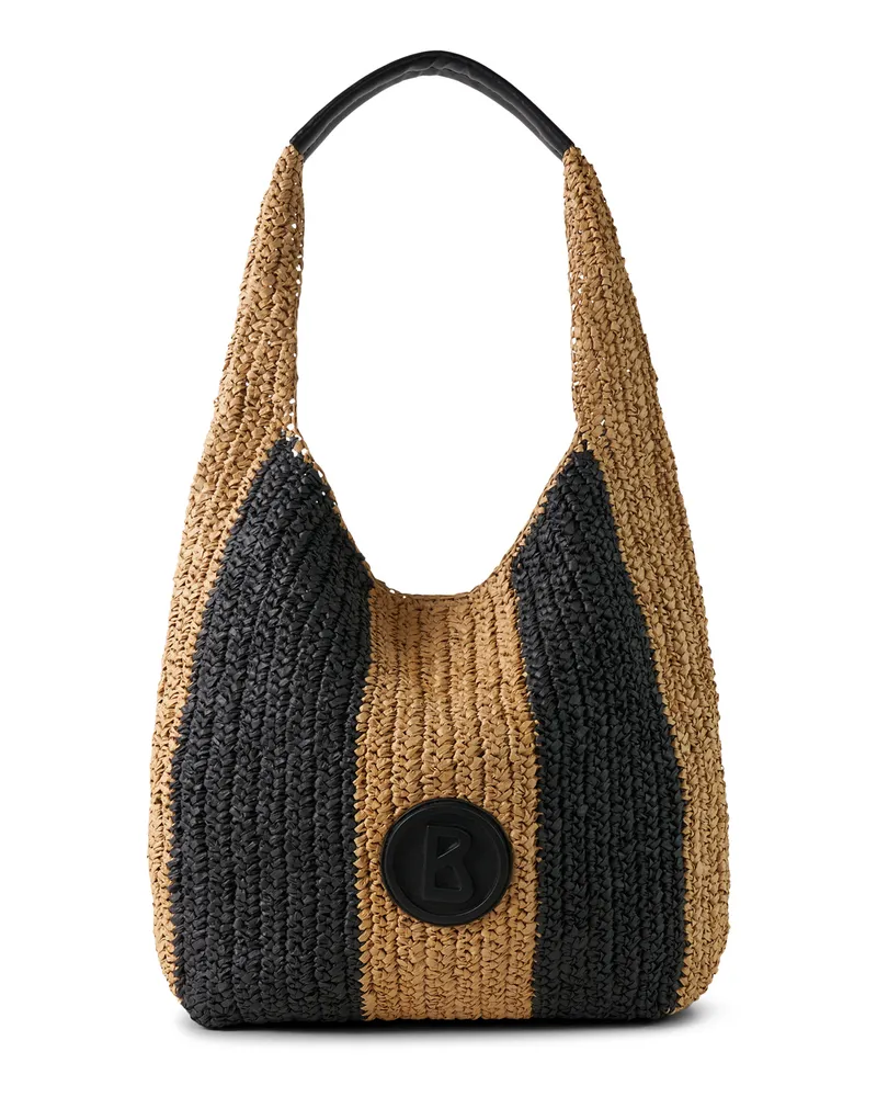 Bogner Hobo-Bag Agno Rory für Damen - Schwarz/Beige Schwarz