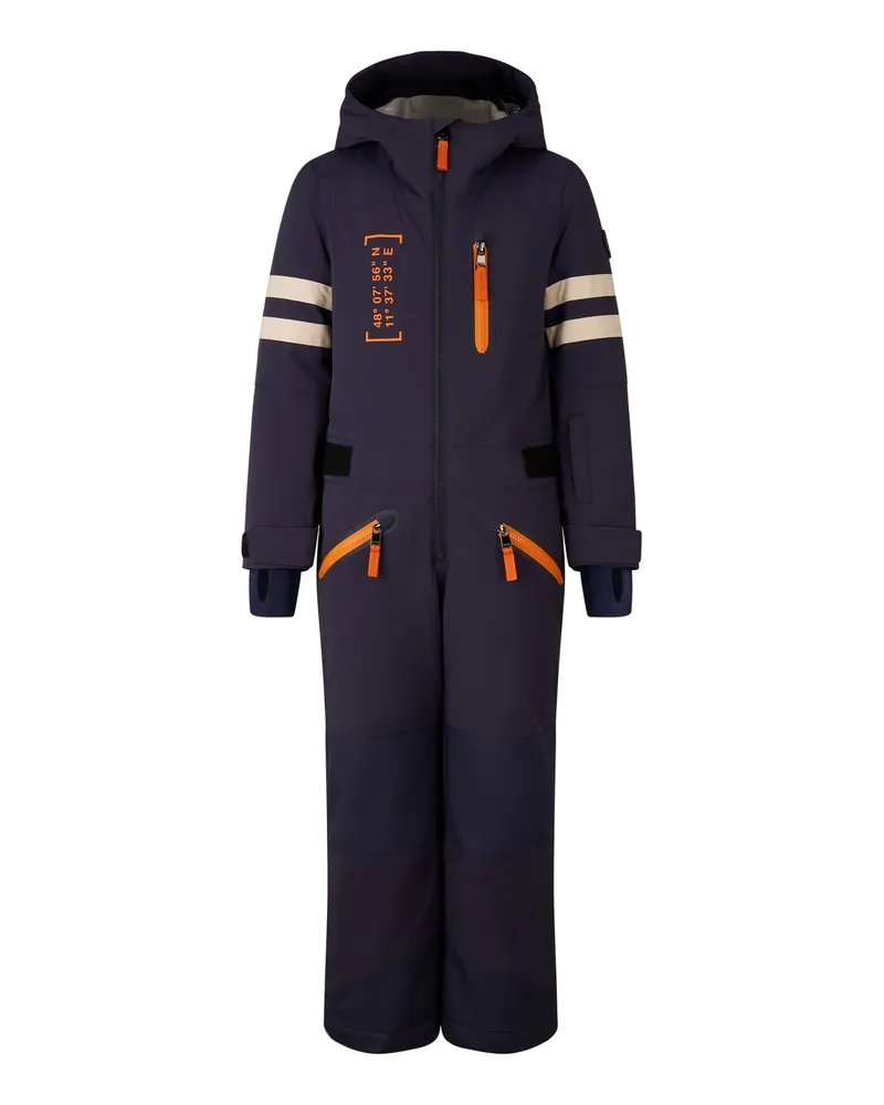 Bogner Kids Ski-Overall Powder - Navy-Blau Navy-blau