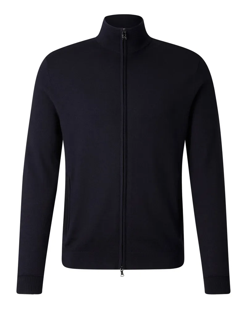 Bogner Schurwoll-Strickjacke Oscar für Herren - Navy Navy