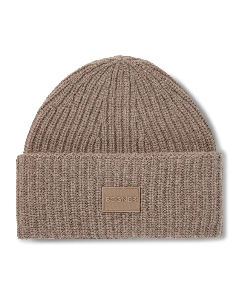 Bogner Schurwoll-Kaschmir-Mütze Larah für Damen - Hazel Hazel
