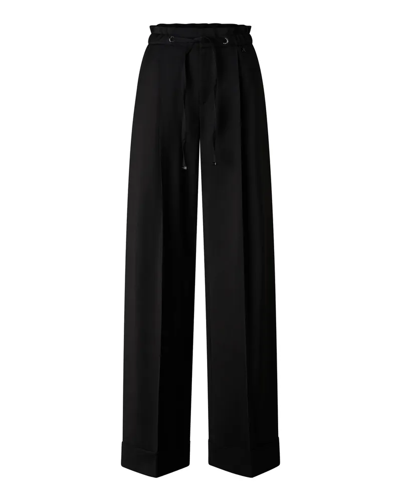 Bogner Schurwoll-Bundfaltenhose Elfy für Damen - Schwarz Schwarz