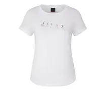 T-Shirt Debra für Damen - Weiß/Orange