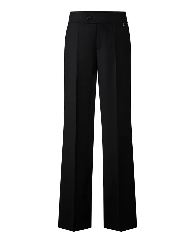 Bogner Schurwoll-Hose Hermia für Damen - Schwarz Schwarz