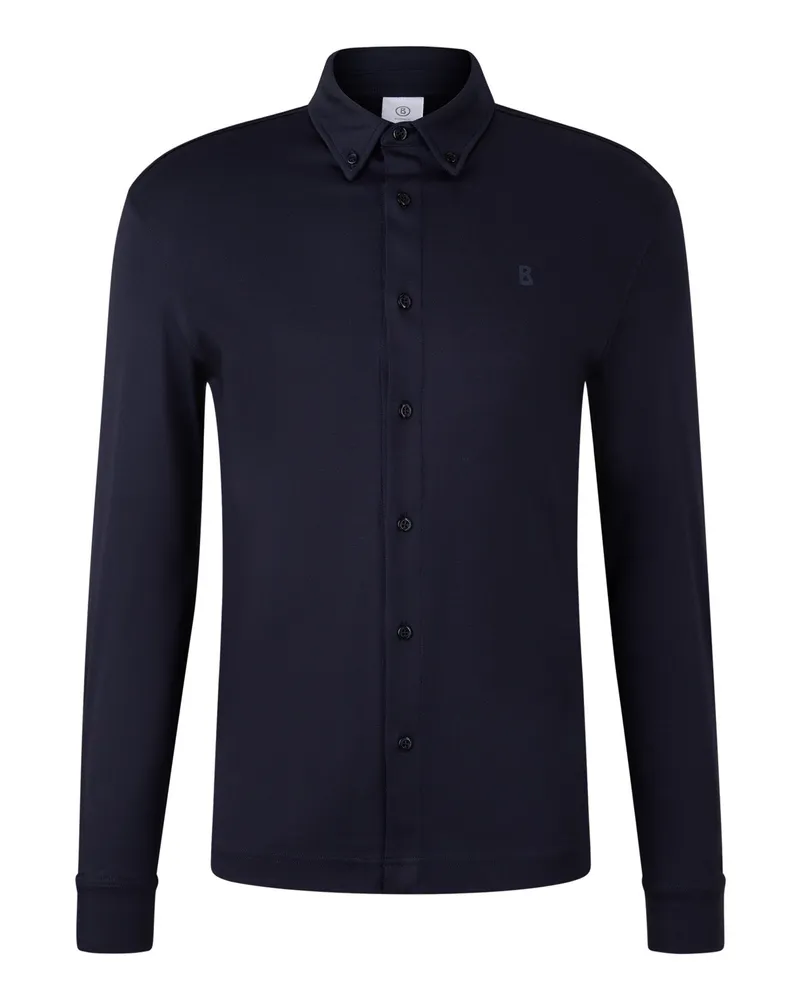 Bogner Jersey-Hemd Franz für Herren - Navy-Blau Navy-blau
