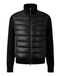 Bogner Hybrid-Lederjacke Kurtis für Herren - Schwarz Schwarz