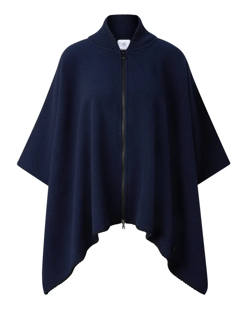 Bogner Wollmix-Poncho Nellie für Damen - Navy Navy