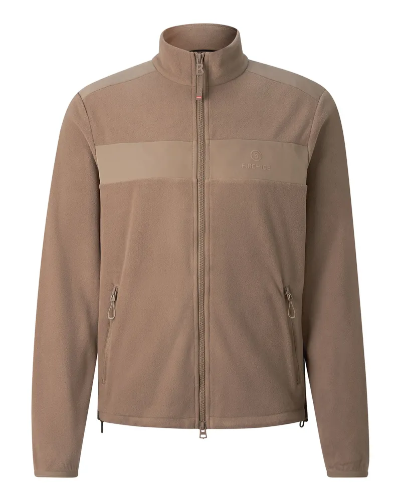 Bogner Fire & Ice Midlayer-Fleecejacke Josh für Herren - Taupe Taupe
