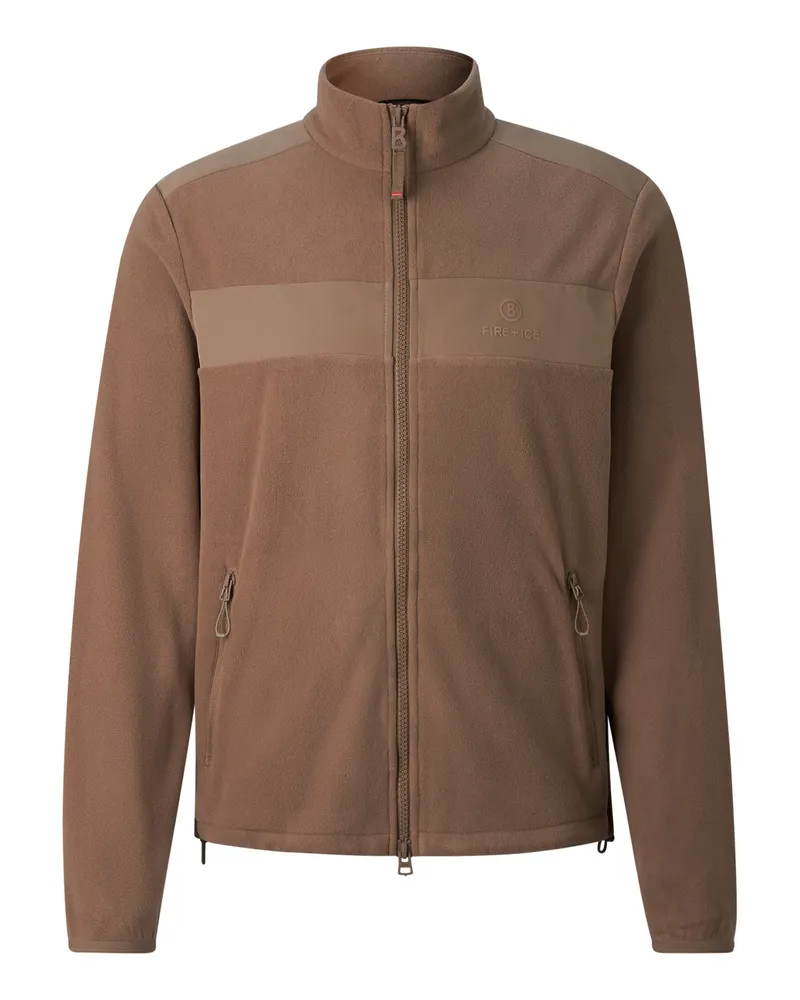 Bogner Fire & Ice Midlayer-Fleecejacke Josh für Herren - Taupe Taupe