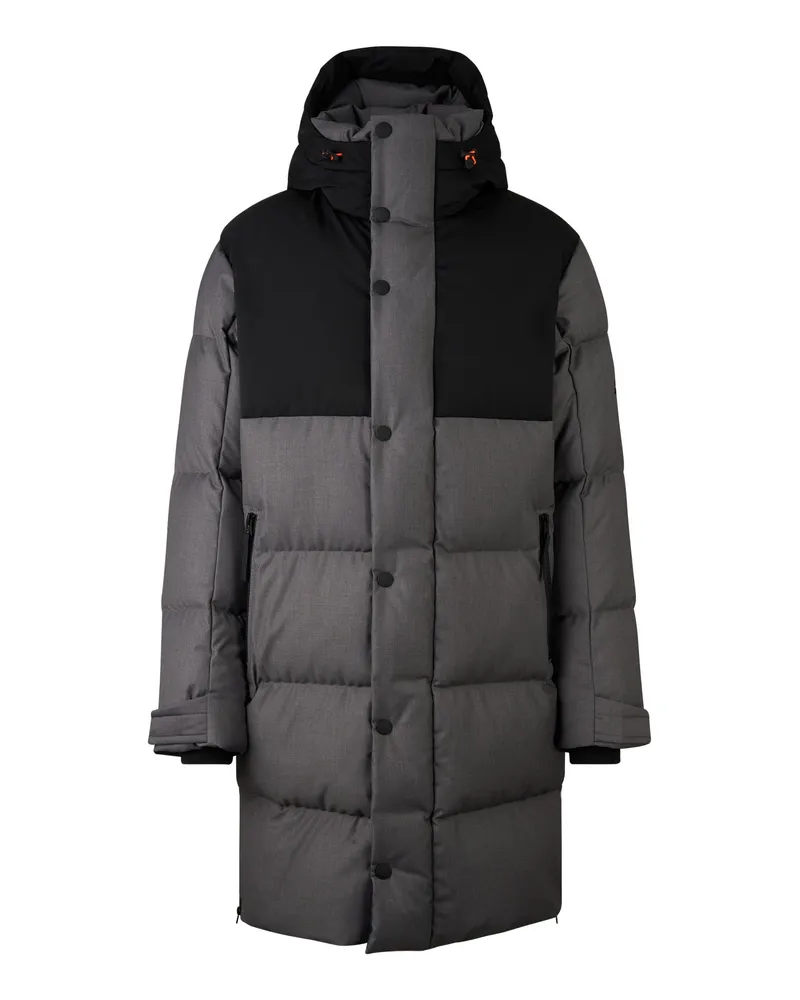 Bogner Fire & Ice Daunenmantel Walt für Herren - Grau/Schwarz Grau