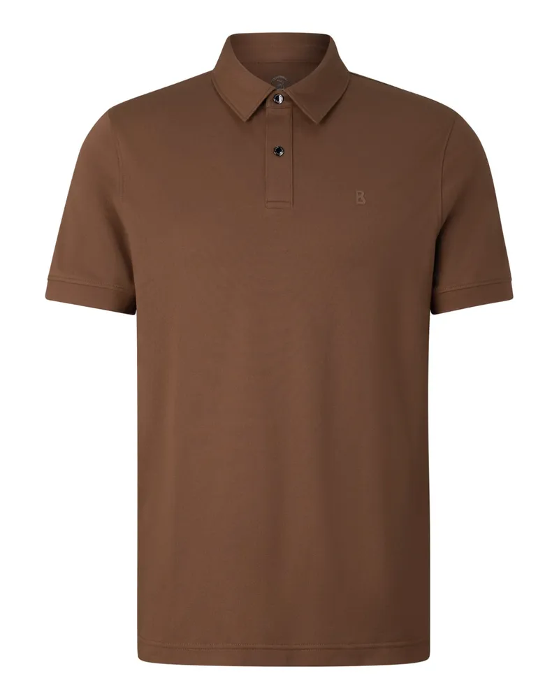 Bogner Piqué-Polo-Shirt Timo für Herren - Braun Braun
