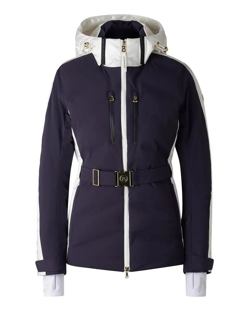 Bogner Ski-Steppjacke Kira für Damen - Navy-Blau/Weiß Navy-blau