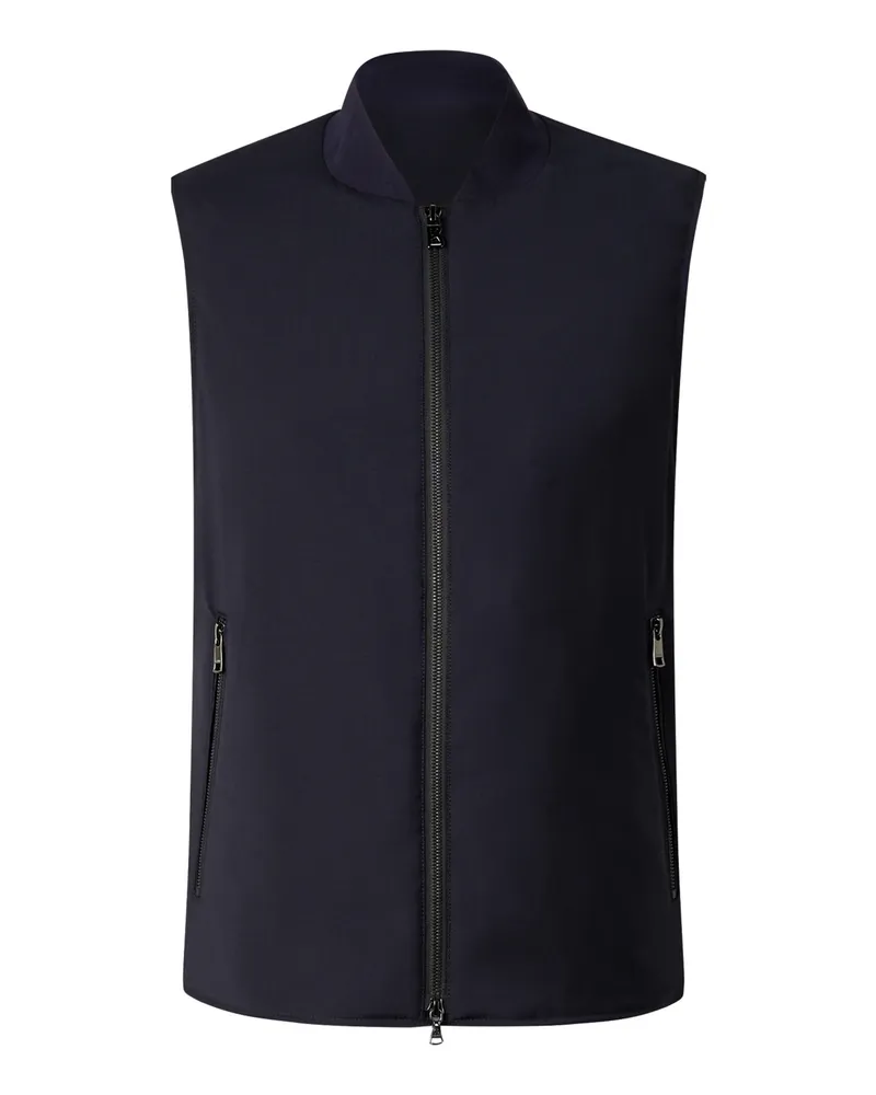 Bogner Schurwoll-Weste Jeff für Herren - Navy-Blau Navy-blau