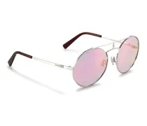 Sonnenbrille Laclusaz für Damen - Rosa/Silber