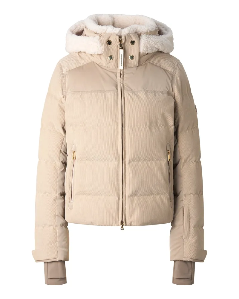 Bogner Cord-Ski-Daunenjacke Minu für Damen - Camel Camel