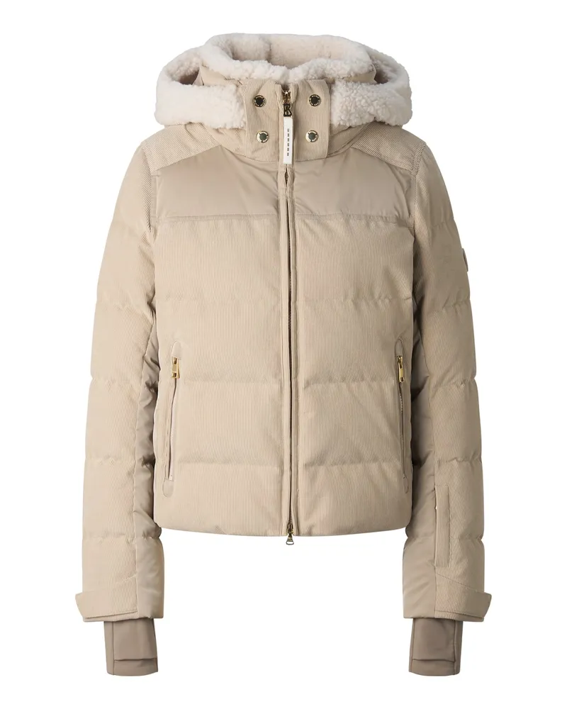Bogner Cord-Ski-Daunenjacke Minu für Damen - Camel Camel