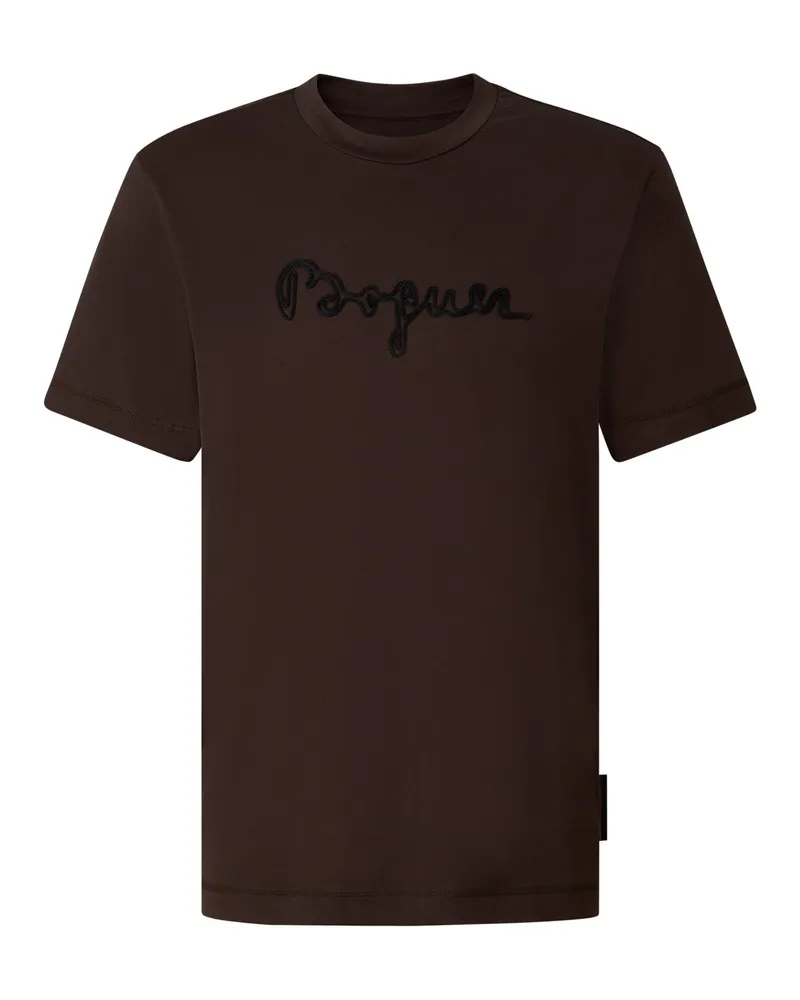 Bogner T-Shirt Lukas für Herren - Dunkelbraun Dunkelbraun