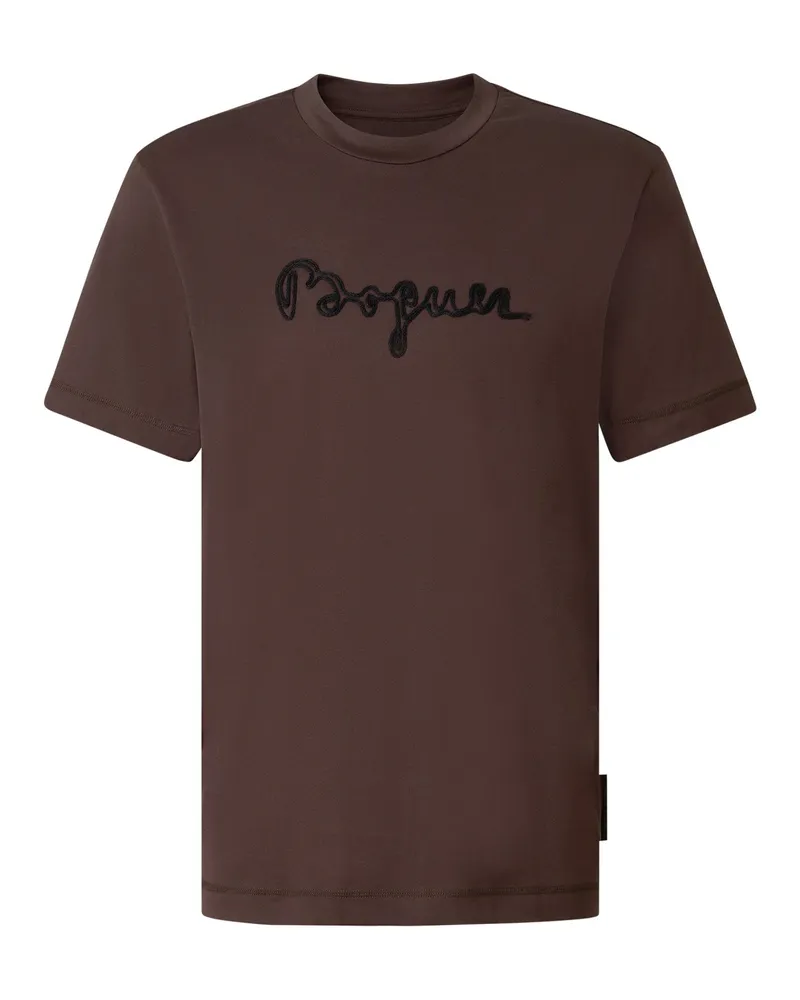 Bogner T-Shirt Lukas für Herren - Dunkelbraun Dunkelbraun