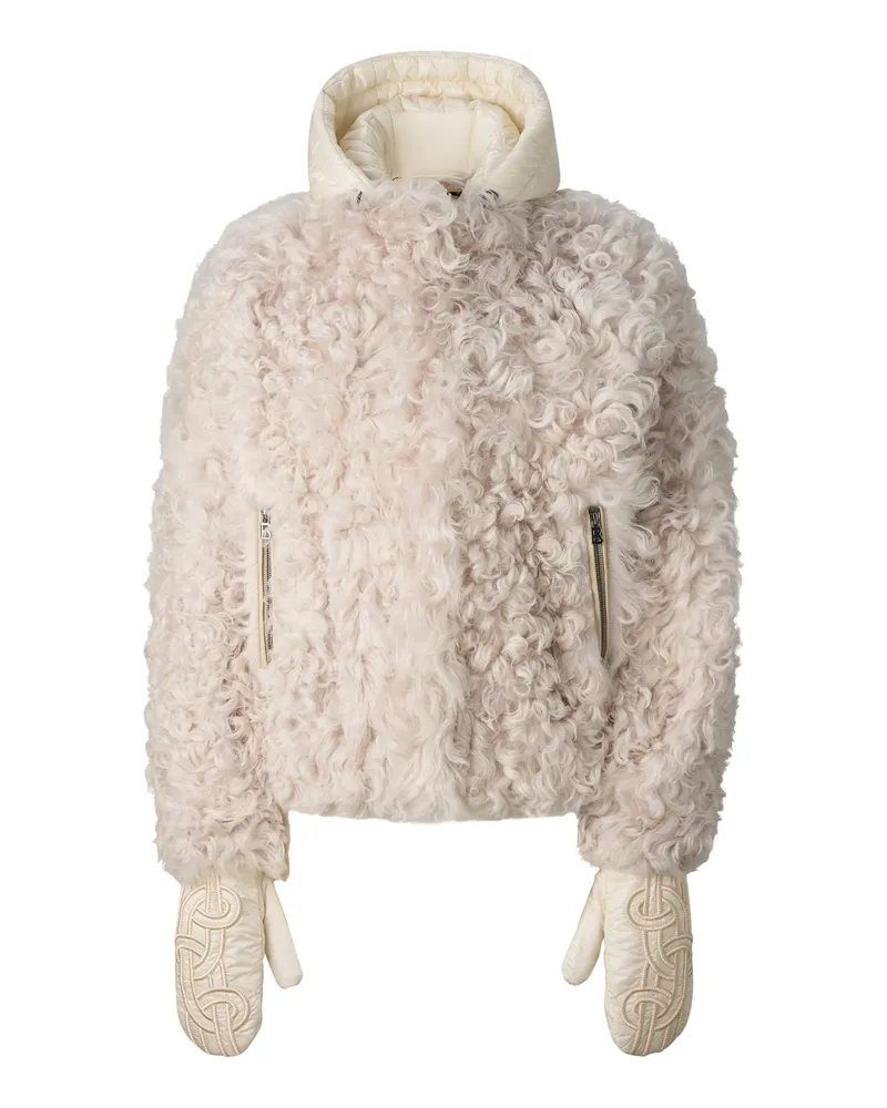 Bogner Lammfell-Jacke Liz für Damen - Creme Creme