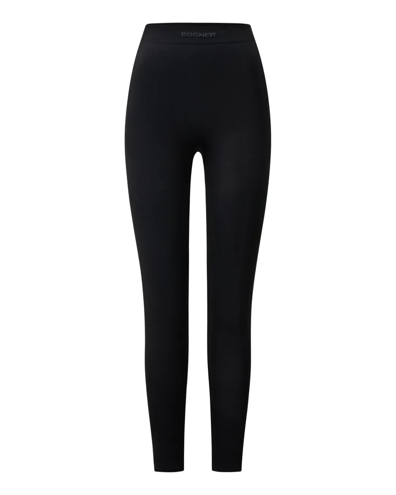 Bogner Funktions-Tights NA553 für Damen - Schwarz Schwarz