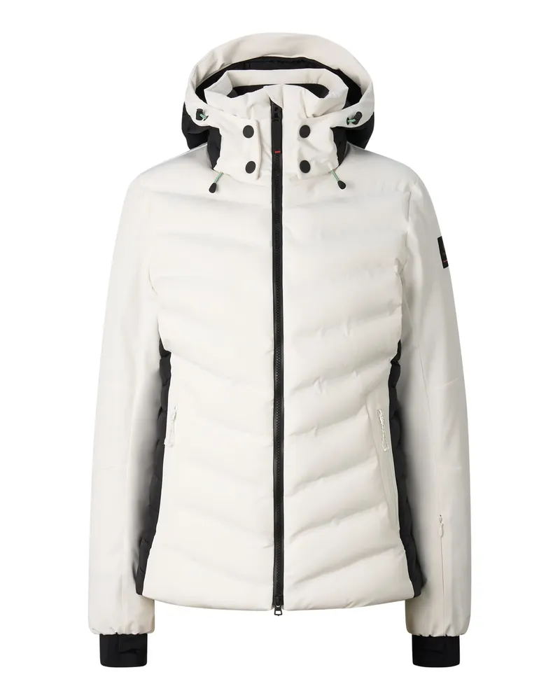 Bogner Fire & Ice Skijacke Janka für Damen - Off-White/Schwarz Off-white