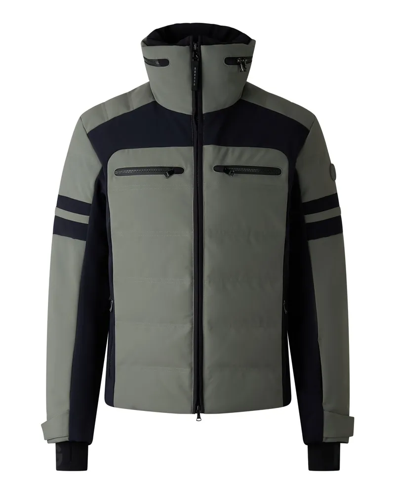 Bogner Ski-Daunenjacke Minho für Herren - Oliv-Grün/Schwarz Oliv-grün