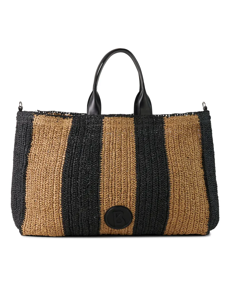 Bogner Shopper Agno Farrah für Damen - Schwarz/Beige Schwarz