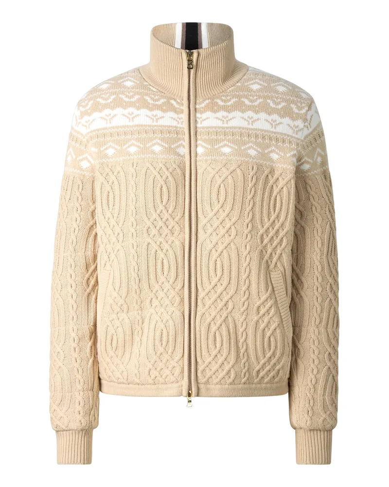 Bogner Norweger-Strickjacke Carolyn für Damen - Camel Camel