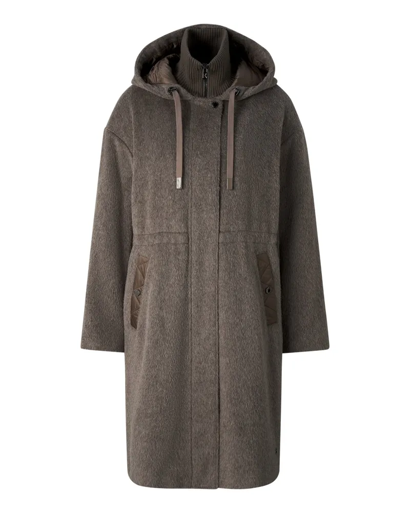 Bogner Wollmantel Amory für Damen - Graubraun Graubraun