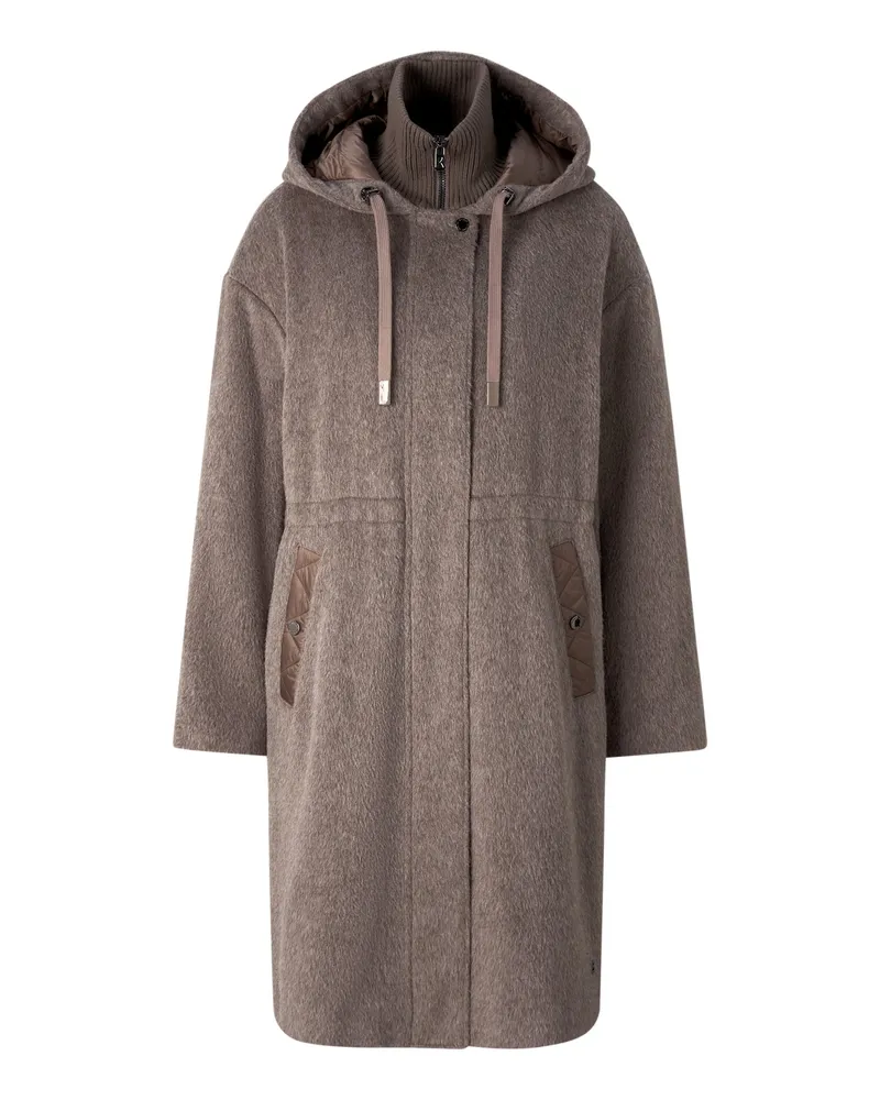 Bogner Wollmantel Amory für Damen - Graubraun Graubraun