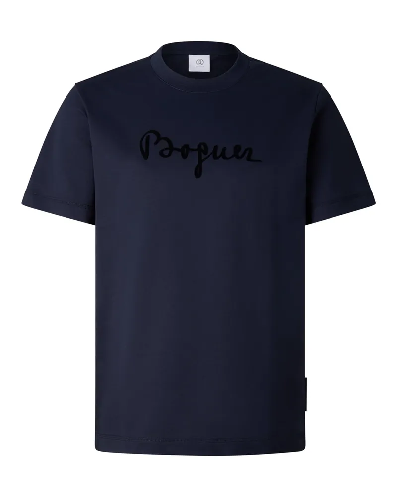 Bogner Baumwoll-T-Shirt Lukas für Herren - Navy-Blau Navy-blau