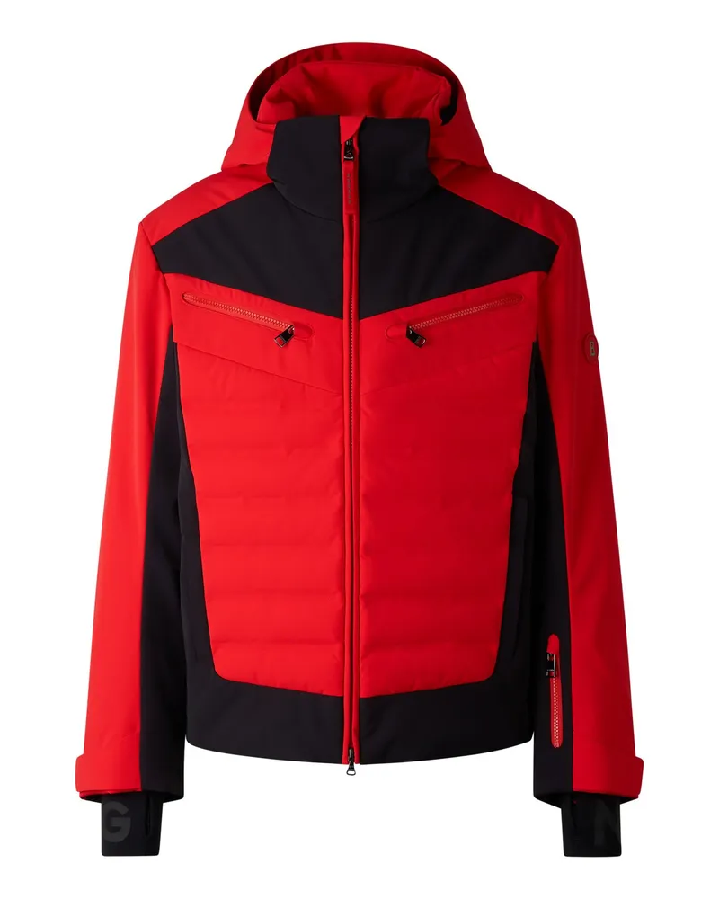 Bogner Ski-Daunenjacke Feliks für Herren - Rot/Schwarz Rot