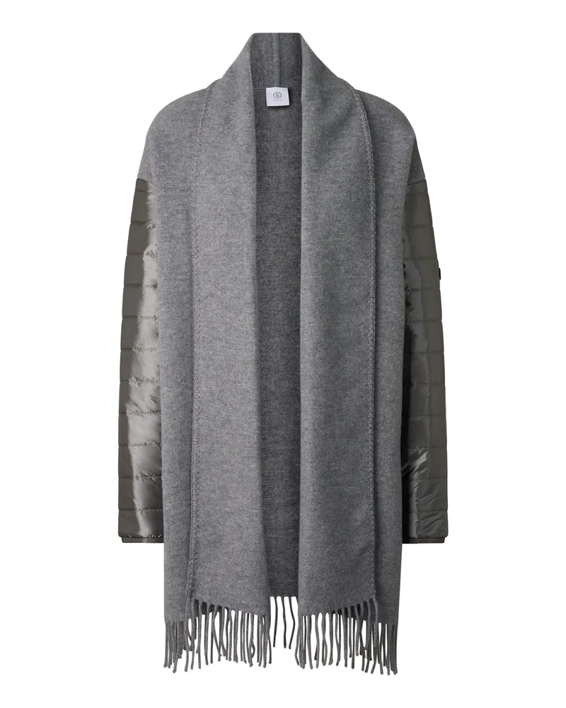 Bogner Wollmix-Poncho North für Damen - Grau Grau