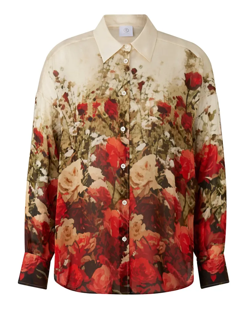 Bogner Chiffon-Hemdbluse Nadine für Damen - Rot/Sand Rot