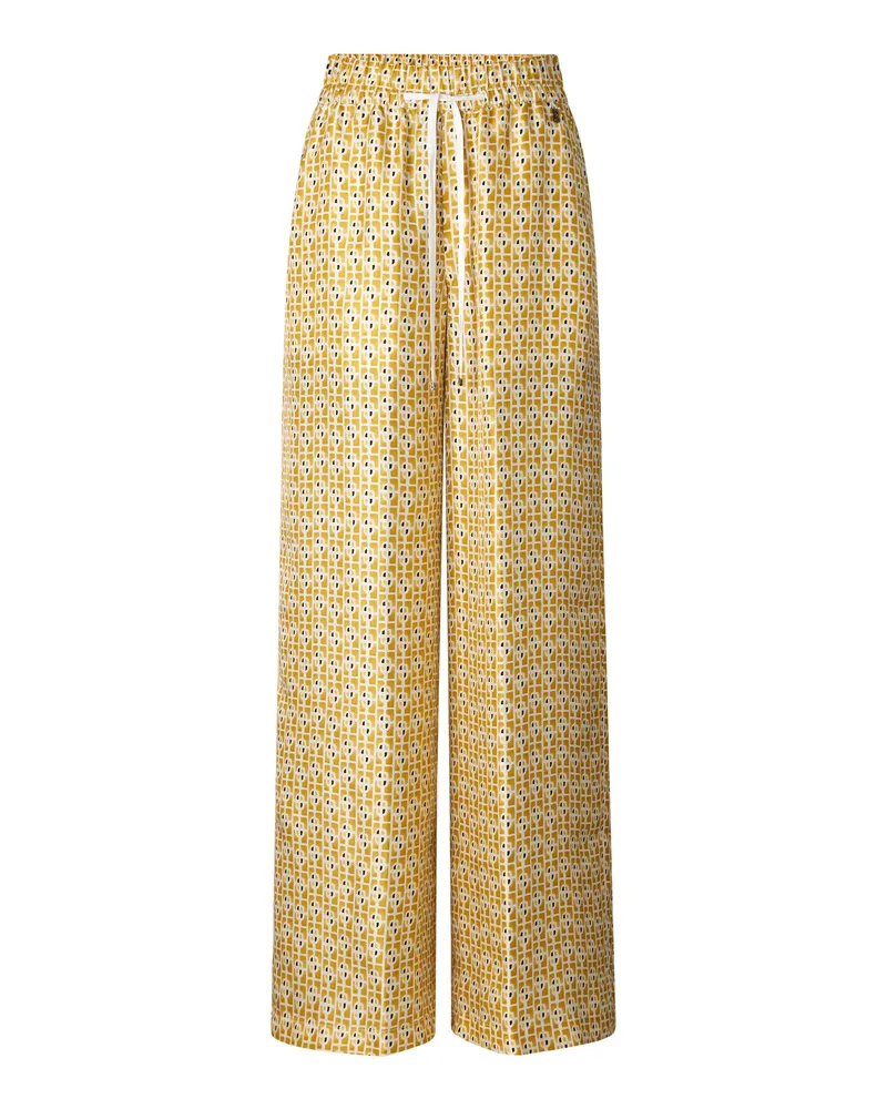 Bogner Seidenhose Emmy für Damen - Gelb/Creme Gelb