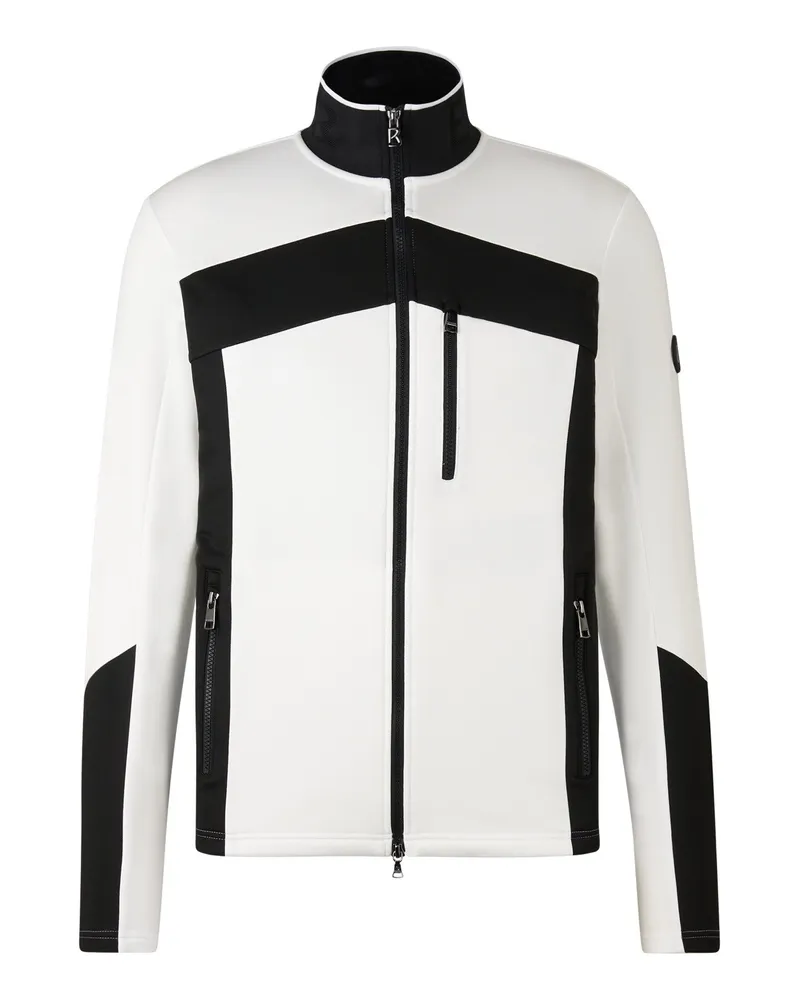 Bogner Midlayer Xilas für Herren - Off-White/Schwarz Off-white