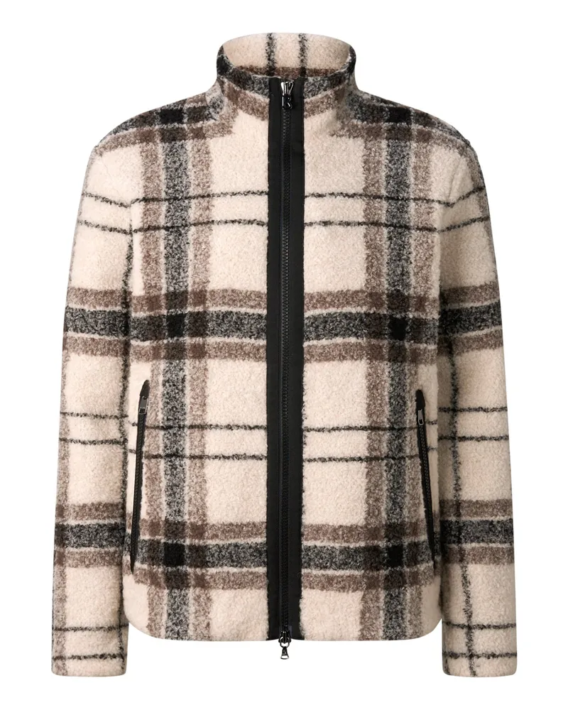 Bogner Schurwollmix-Jacke Kristian für Herren - Off-White/Braun/Schwarz Off-white