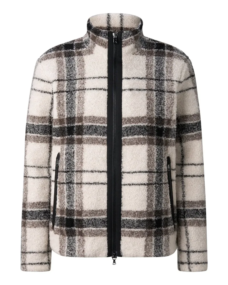 Bogner Schurwollmix-Jacke Kristian für Herren - Off-White/Braun/Schwarz Off-white