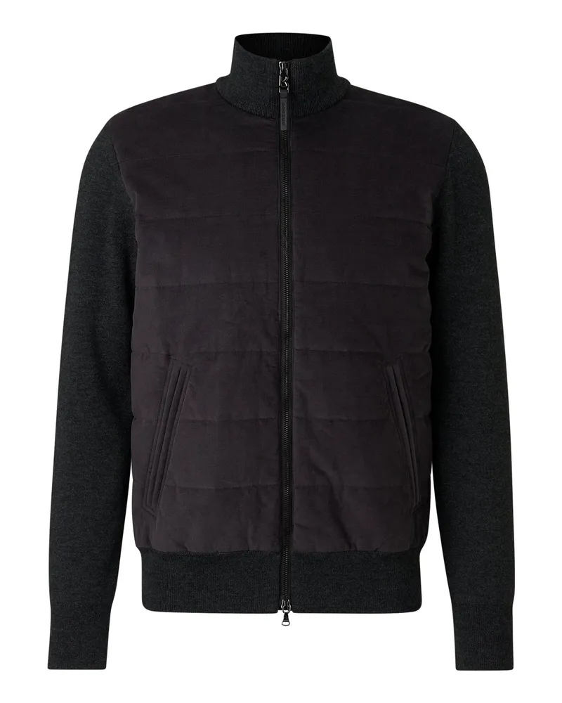 Bogner Hybrid-Strickjacke Zisco für Herren - Anthrazit Anthrazit