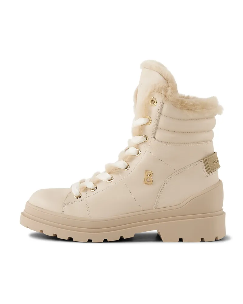 Bogner Mid Boots St.Moritz mit Spikes für Damen - Beige Beige