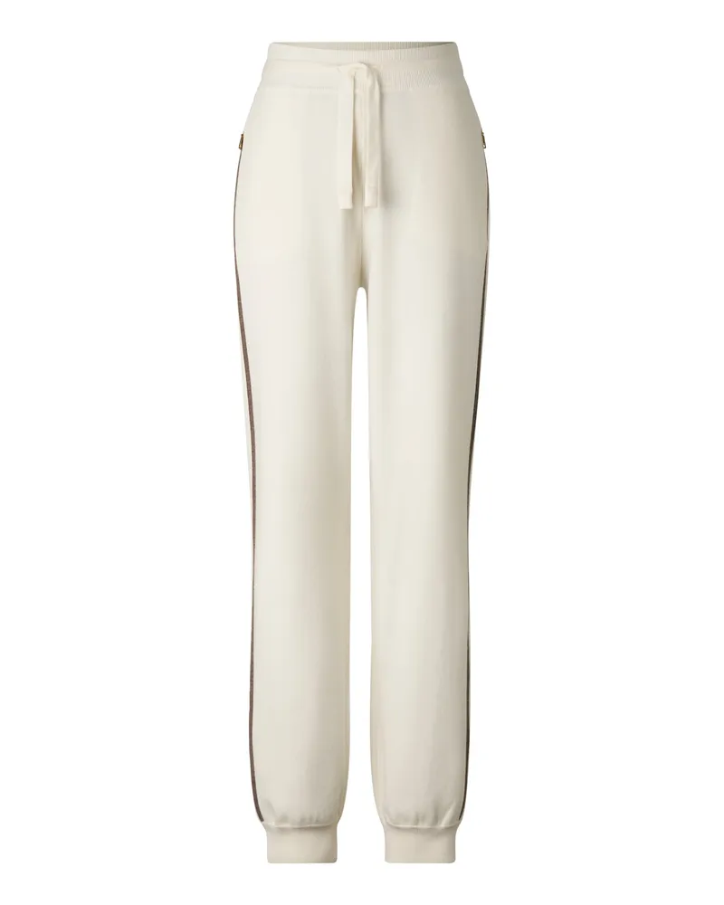 Bogner Schurwoll-Mix-Strickhose Calotta für Damen - Off-White Off-white
