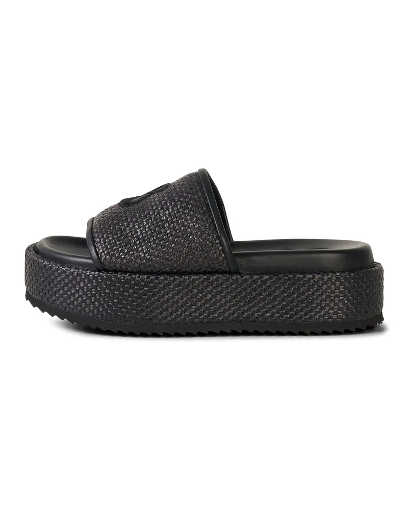 Bogner Plateau-Sandalen Sorrento für Damen - Schwarz Schwarz